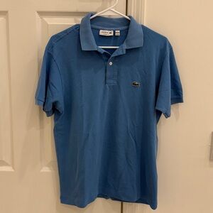 Lacoste Men's Classic Blue Polo. Size US M